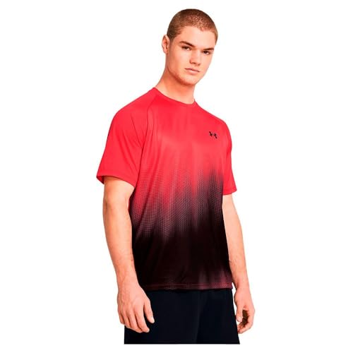 Under Armour Tech Fade SS, 814 - Red Solstice, Medium von Under Armour