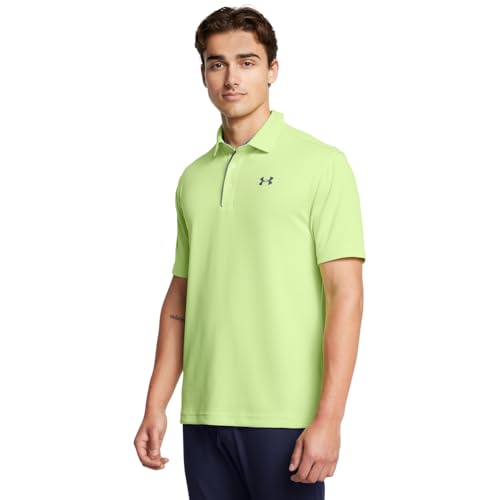 Under Armour Tech Golf-Poloshirt für Herren, (304) Morph Green/Pitch Gray, XL von Under Armour