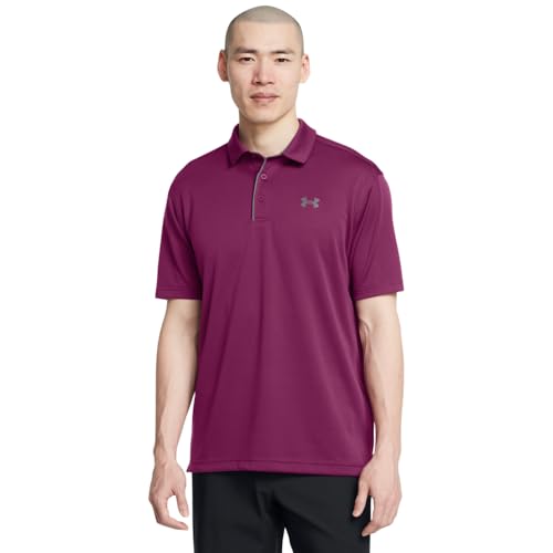Under Armour Tech Golf-Poloshirt für Herren, (505) Purple Gemini/Pitch Gray, L von Under Armour