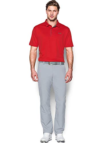 Under-Armour Tech Golf-Poloshirt für Herren - Rot - Mittel von U-A