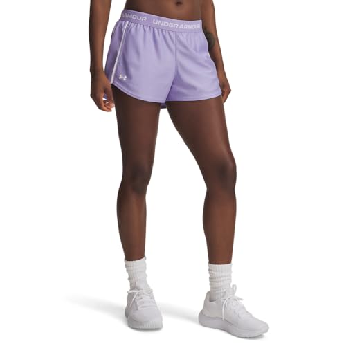 Under Armour Tech Play Up Shorts für Damen, (538) transparent/weiß, Klein von Under Armour