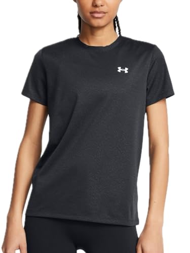 Under Armour Tech Riddle SSC Damen-T-Shirt, Schwarz (001), Klein von Under Armour