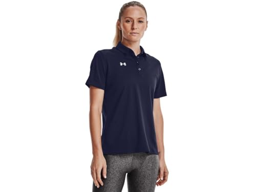 Under Armour Tech Team Damen-Poloshirt, kurzärmelig, Midnight Navy / White, Klein Under Armour Tech Team Damen-Poloshirt, kurzärmelig, Midnight Navy / White, Klein von Under Armour