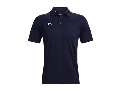 Under Armour Tech Team Herren-Poloshirt, kurzärmelig, Midnight Navy-Weiß, 5X-Groß von Under Armour