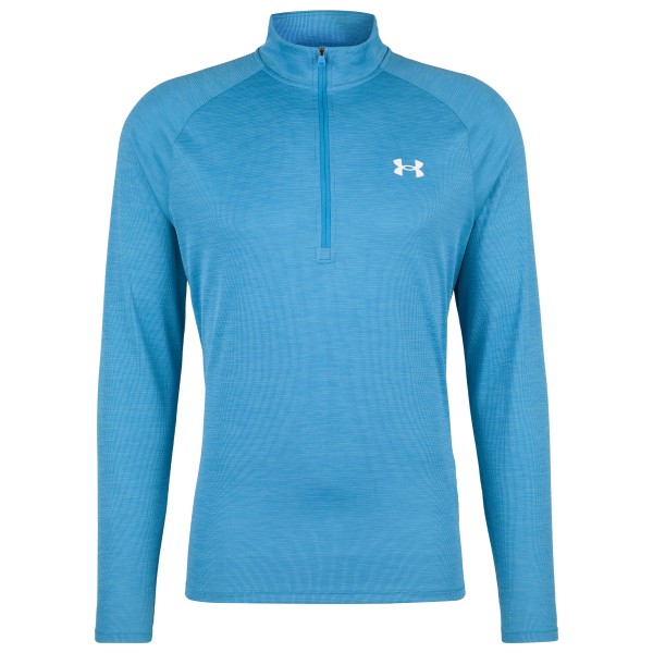 Under Armour - Tech Textured 1/2 Zip - Funktionsshirt Gr L blau von Under Armour