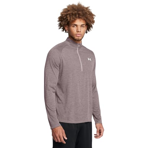 Under Armour Tech Textured 1/2 Zip-Gry Long-Sleeves Herren Longsleeve grau XL von Under Armour