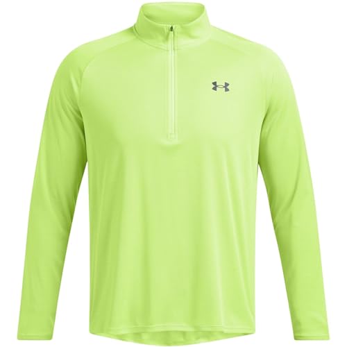 Under Armour Tech Textured 1/2 Zip-Red Long-Sleeves Herren Longsleeve grün XL von Under Armour