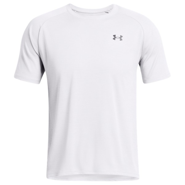 Under Armour - Tech Textured S/S - Funktionsshirt Gr M - Regular weiß von Under Armour