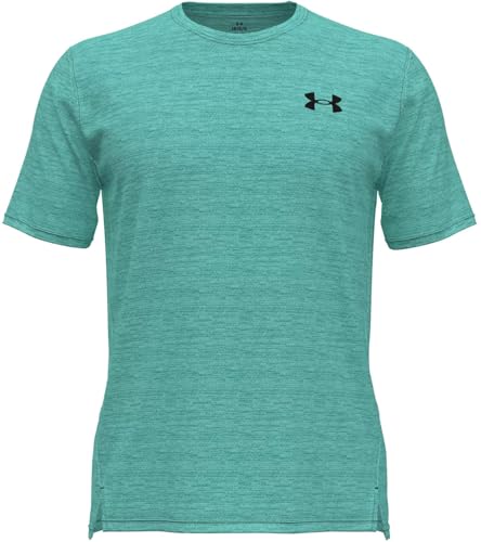 Under Armour - Tech Vent Herren-T-Shirt, Radial Türkis/Schwarz (482), L von Under Armour