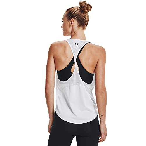 Under Armour Tech Vent Trainingstanktop Damen weiß/schwarz, M von Under Armour