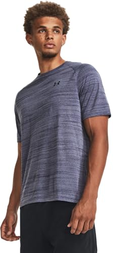 Under Armour - - Tiger Tech 2.0 T-Shirt für Herren, Kolorit Midnight Navy/Black (410), Größe: L Tall von Under Armour