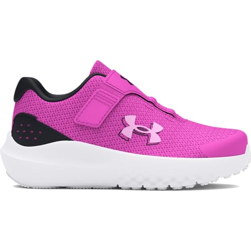 Under Armour UA GINF Surge 4 AC Laufschuhe, Vivid Magenta/Black/Stellar Pink, 26 EU von Under Armour