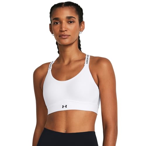 Under Armour UA Infinity MID Bra White - L/A von Under Armour