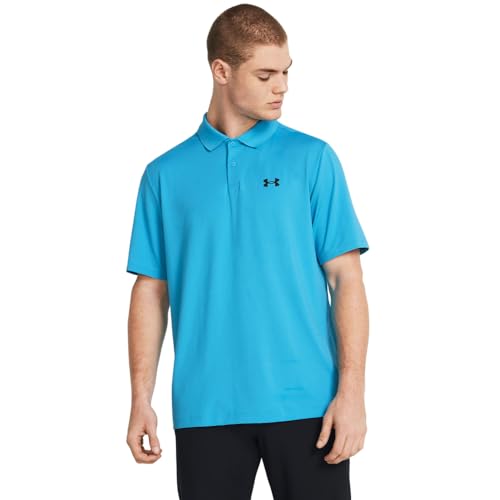Under Armour Herren 3.0 UPF 40 Golf Polo - Capri/Schwarz - M von Under Armour