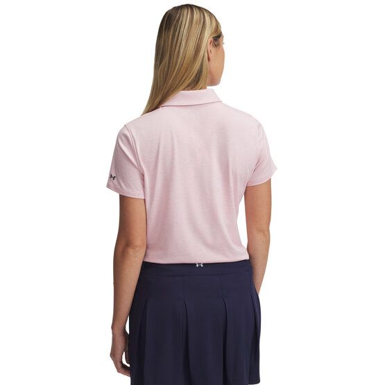 Under Armour UA Playoff Halbarm Polo rosa von Under Armour