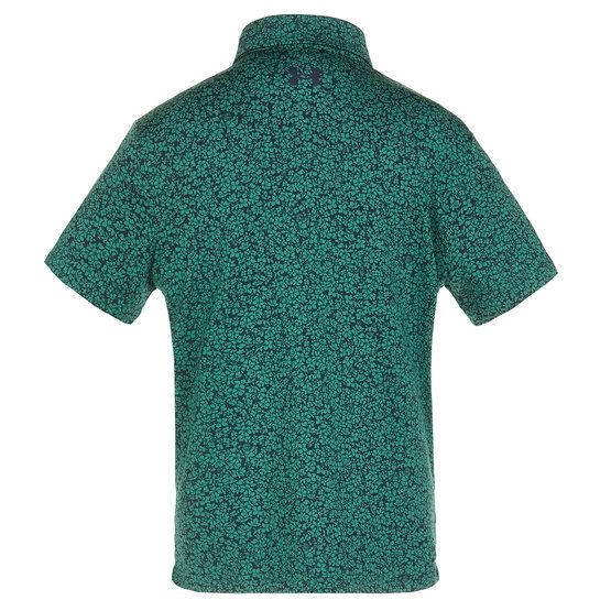 Under Armour UA Playoff Printed Halbarm Polo dunkelgrün von Under Armour