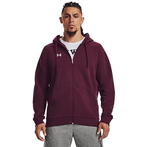 Under Armour UA Rival Fleece FZ Hoodie - L Dark Maroon von Under Armour