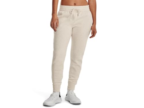 Under Armour UA Rival Fleece Jogger Oatmeal Light Heather - M von Under Armour