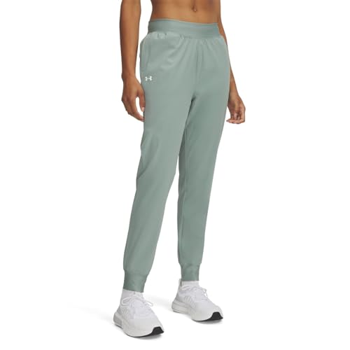 Under Armour UA Rival HI Rise Woven Pant Silica Green - XL Under Armour UA Rival HI Rise Woven Pant Silica Green - XL von Under Armour