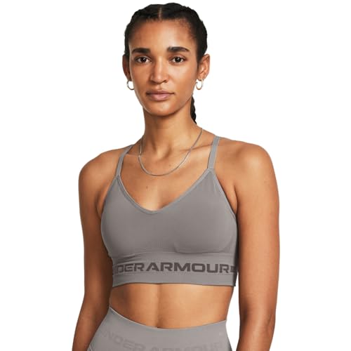 Under Armour Damen Sport-BH Pewter-Fresh Clay L Under Armour Damen Sport-BH Pewter-Fresh Clay L von Under Armour