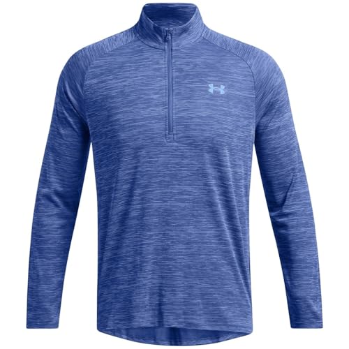 Under Armour UA TECH TEXTURED 1/2 ZIP 432 TECH BLUE - L von Under Armour