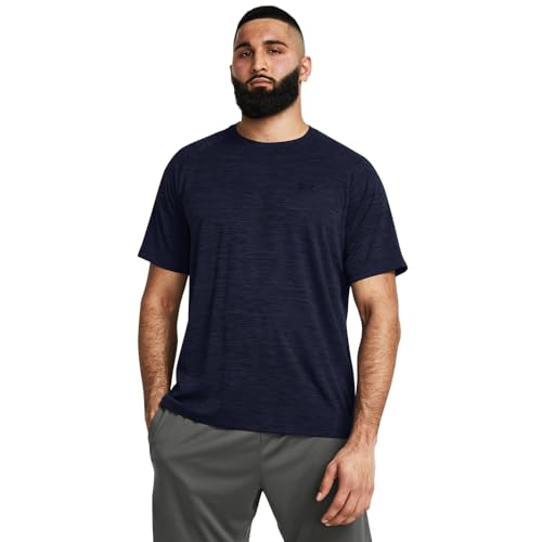 Under Armour UA TECH Textured SS Midnight Navy - 3XL von Under Armour