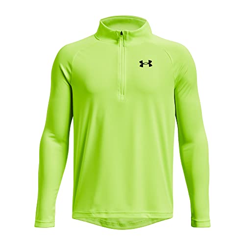 Under Armour UA Tech 2.0 1/2 Zip-Lime Surge // Schwarz von Under Armour