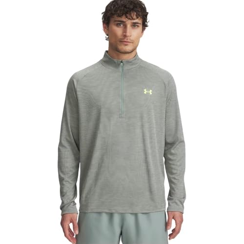 Under Armour UA Tech Textured 1/2 Zip-GRN - L von Under Armour