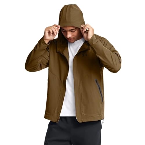 Under Armour UA UNSTOPPABLE Trainingsjacke, braun-, M von Under Armour