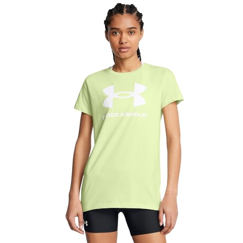 Under Armour UA W Sportstyle Logo SS Retro Green - L von Under Armour