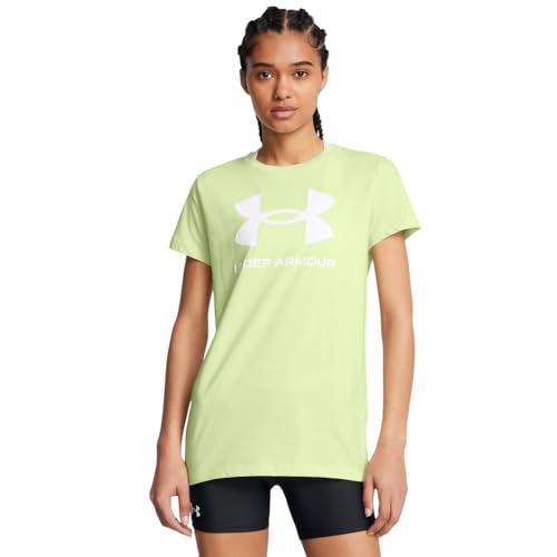 Under Armour UA W Sportstyle Logo SS Retro Green - XL von Under Armour
