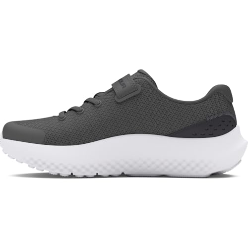 Under Armour Jungen Vorschule Surge 4 Klettverschluss, leichte und atmungsaktive Laufschuhe, gepolsterte Joggingschuhe für langen Komfort,Castlerock / Anthracite / Anthracite,31 von Under Armour