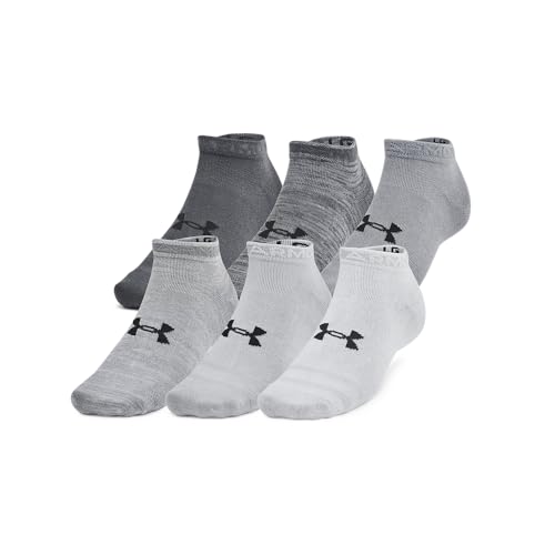 Under Armour Unisex Erwachsene Essential Low Socken (6 Paar), (025) Castlerock / Castlerock / Anthrazit, Small von Under Armour
