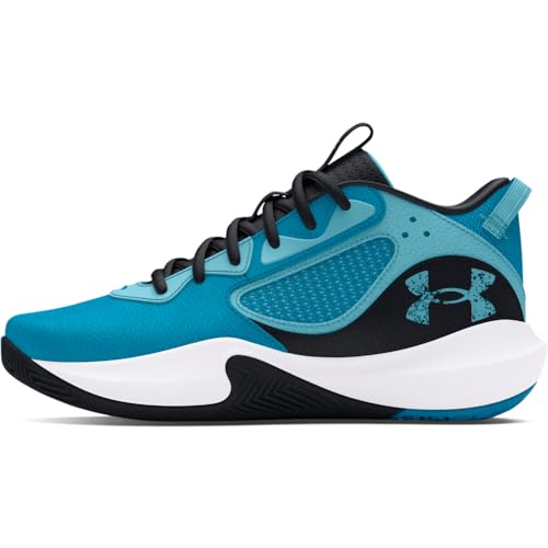 Under Armour Unisex-Erwachsene Lockdown 6 Basketballschuh, (401) Capri/Schwarz/Himmelblau, 9.5 Women/8 Men von Under Armour