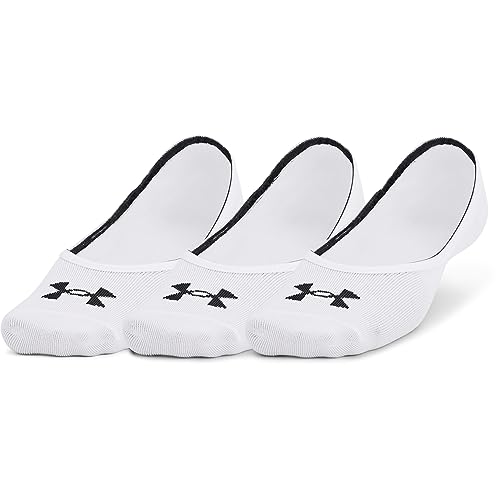 Under Armour Unisex-Erwachsene UA Essential LOLO Liner 3 Pk Socken, weiß (100), Medium von Under Armour