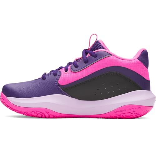 Under Armour Unisex-Kinder Grade School Lockdown 7 Sneaker, (500) Lila/Schwarz/Rebel Pink, 4 Big Kid von Under Armour