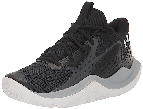 Under Armour Unisex Kinder UA GS 23 Sneaker, Black/Jet Gray/White, 38.5 EU Weit von Under Armour