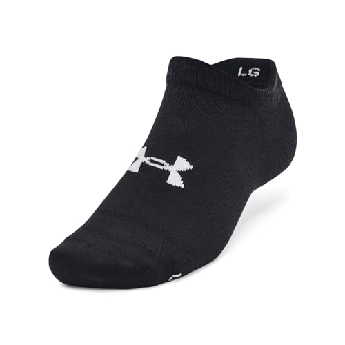 Under Armour Unisex UA Essential No Show 6pk Socks, 42-47.5 EU von Under Armour