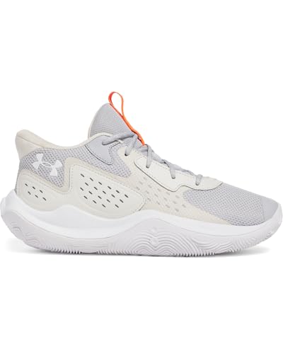 Under Armour Unisex UA Jet '23 Basketball Schuhe, Mod Gray/Ares Red/White, 42 EU Under Armour Unisex UA Jet '23 Basketball Schuhe, Mod Gray/Ares Red/White, 42 EU von Under Armour