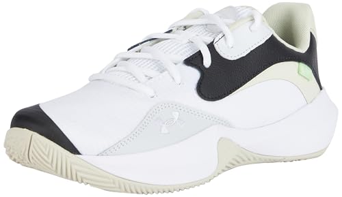 Under Armour Unisex UA Lockdown 7 Low Basketball Schuhe, White/Silt/White, 41 EU von Under Armour