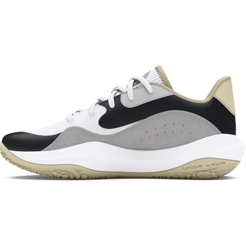 Under Armour Unisex UA Lockdown 7 Low Basketball Schuhe, White/Silt/White, 43 EU Under Armour Unisex UA Lockdown 7 Low Basketball Schuhe, White/Silt/White, 43 EU von Under Armour