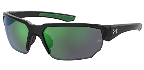 Under Armour Unisex Ua 0012/s Sunglasses, 7ZJ/Z9 Black Green, 70 von Under Armour