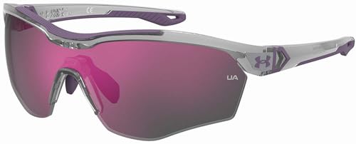 Under Armour Unisex Ua Yard Pro/f Sunglasses, ZLP/PC Grey Violet, 99 von Under Armour