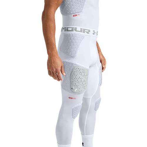 Under Armour Unisex Ua1360105 Gameday Pro 7 Pad Tight, weiß, L von Under Armour