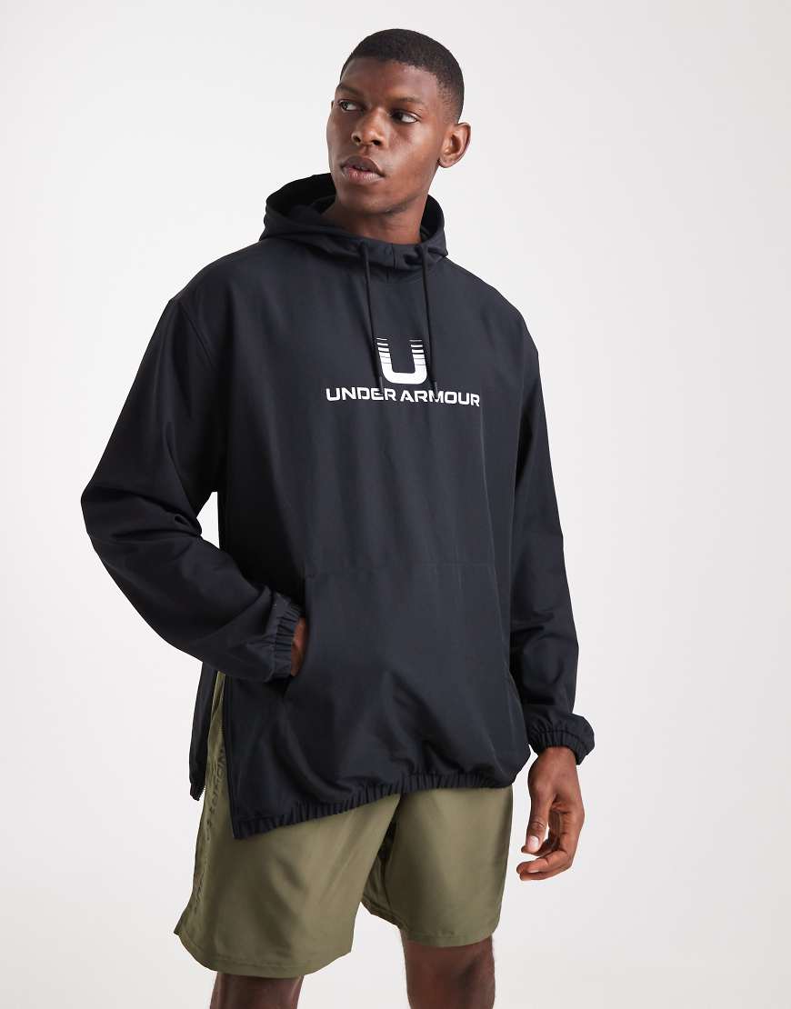 Under Armour - Unstoppable - Kapuzenpullover auf Webstoff in Schwarz von Under Armour