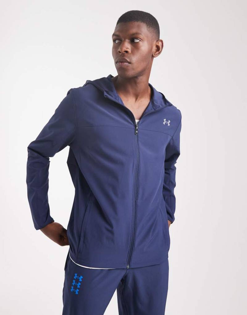 Under Armour - Velociti Pro Storm - Jacke in verwaschenem Marineblau von Under Armour