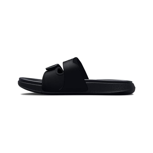 Under Armour Women's Ansa Studio Slide Sandal, Black (001)/White, 10 von Under Armour