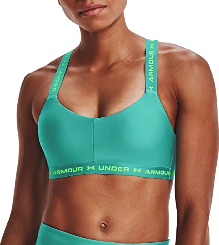 Under Armour Women's Crossback Low Bra , Neptune (369)/Opal Blue , Small von Under Armour