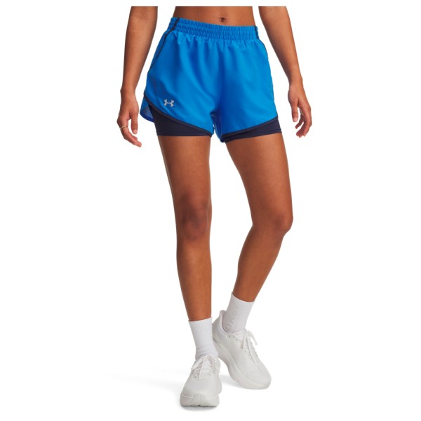 Under Armour - Women's Fly By 2-In-1 Short - Laufshorts Gr M bunt von Under Armour