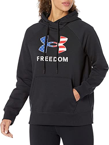 Under Armour Women's Freedom Rival Hoodie , Black (001)/White , Small von Under Armour